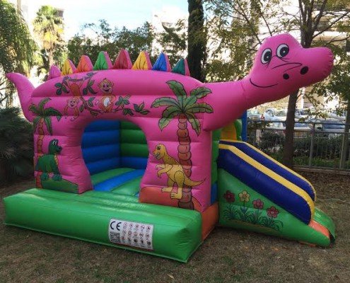 השכרת מתנפחים דינוזאוור ורוד השכרת מתנפחים דינוזאוור ורוד